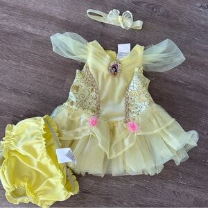 Disney Baby Belle Costume Size 0-6 Months